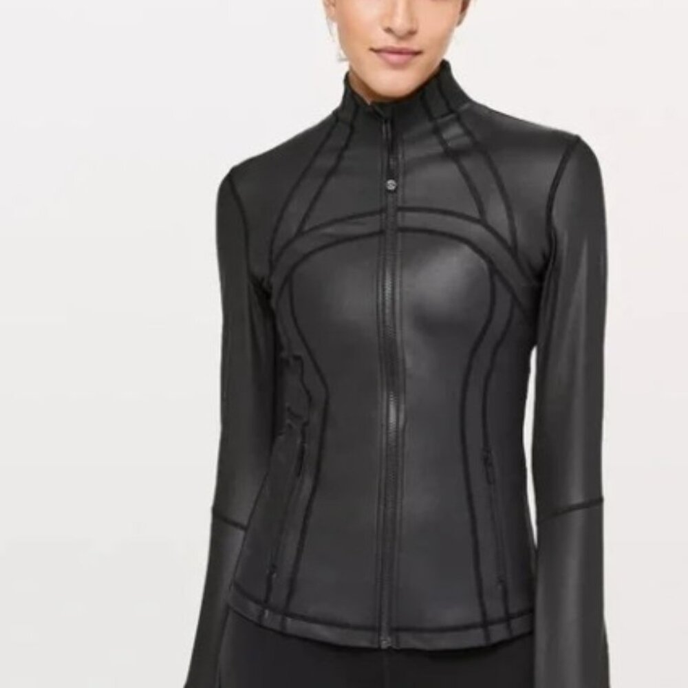 Lululemon Define Jacket Shine Matte Black Limited Edition 8